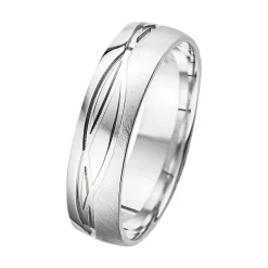 Eheringe Weißgold Breite 5 mm WR0934