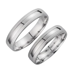 Eheringe Weißgold Breite 4,5 mm WR0914