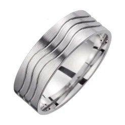 Eheringe Weißgold Breite 7 mm WR1009