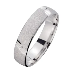 Eheringe Weißgold mit Brillanten Breite 5 mm WR0987