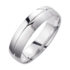 Eheringe Weißgold mit Brillanten Breite 5,5 mm WR0927