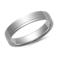 Eheringe Weißgold mit Brillanten Breite 4,5 mm WR0789