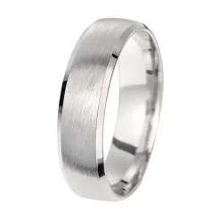 Eheringe Weißgold mit Diamanten Breite 6 mm WR0864