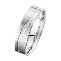 Eheringe Weißgold mit Diamant Breite 5,5 mm WR0908