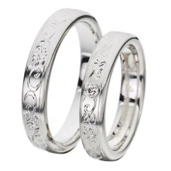 Eheringe Weißgold 4,5mm 04779-045