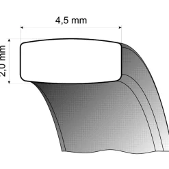 Eheringe Weißgold 4,5mm 04779-045