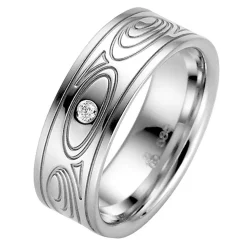 Eheringe Weißgold 7mm 07133