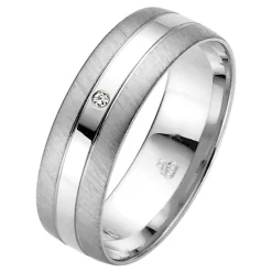 Eheringe Weißgold 6mm 03685-060