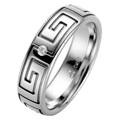 Eheringe Weißgold 6mm 06253