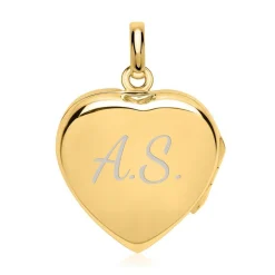 Elegantes Herz viele Verzierungen vergoldet SP0777SL