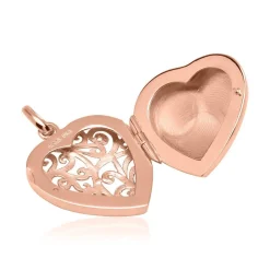 Elegantes Herz viele Verzierungen rosé SP0778SL