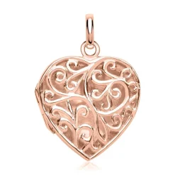 Elegantes Herz viele Verzierungen rosé SP0778SL