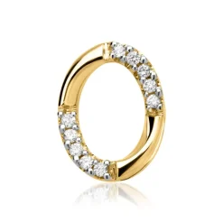 585er Gelbgold-Anhänger 10 Diamanten DP0049SL