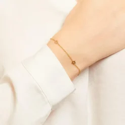 375er Gold Armband mit Sternen GB0012