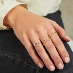 333er Gold Eternity Ring mit Zirkonia GR0159