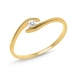 333er Gold Filigraner Ring mit Zirkonia GR0100