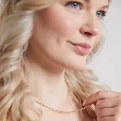 585er Gold Kordelkette mit einer Stärke von 2,1 mm BIN1142-14KGSL