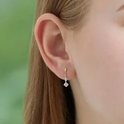 585er Gold Ohrstecker mit Diamanten DE0224