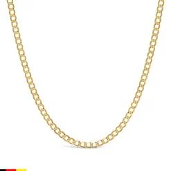 585er Gold Panzerkette mit einer Stärke von 3,3 mm BIN1117-14KGSL