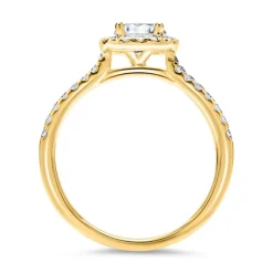 750er Gold Ring mit Brillanten DR0184SL-18KG