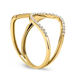 333er Gold Ring Zirkoniabesatz GR0097