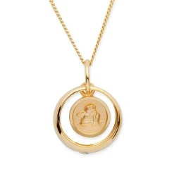 333er Gold Taufkette Zirkonia Engel KTR0006SLK