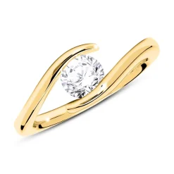 750er Gold Verlobungsring mit Diamant 0,50 ct. VR0239SL