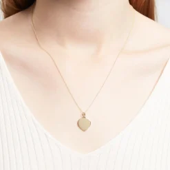 585er Goldanhänger Herz mit Gravuroption GP0321-14KYSL