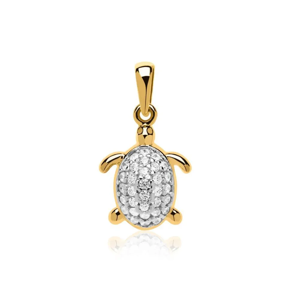 333er Goldanhänger Schildkröte Zirkonia GP0260SL