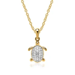 333er Goldanhänger Schildkröte Zirkonia GP0260SL