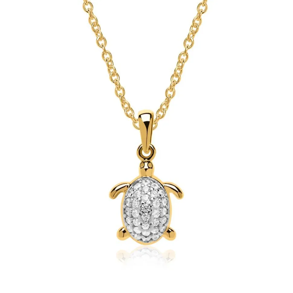 333er Goldanhänger Schildkröte Zirkonia GP0260SL