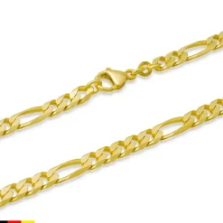 333er Goldarmband: Figaroarmband Gold 19cm BIN5032-19