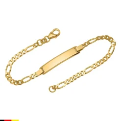 333er Goldarmband: ID-Armband Gold 14cm BIN5015-14