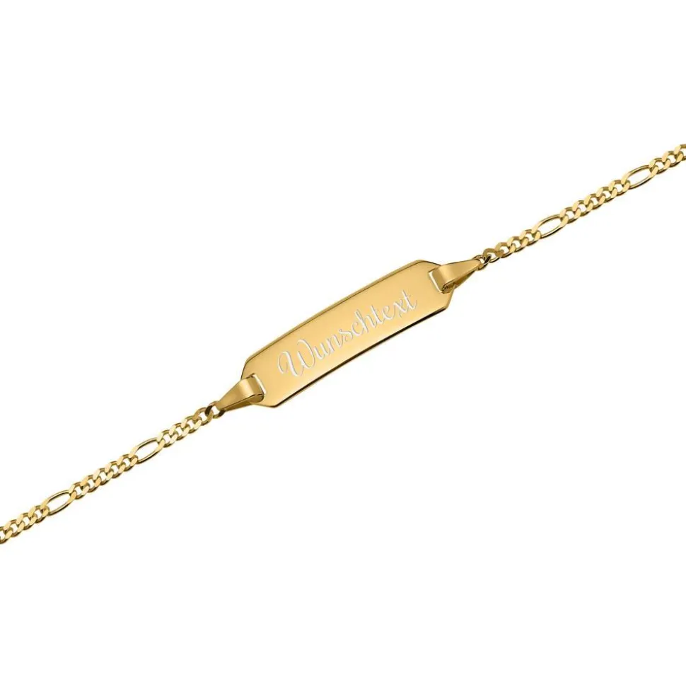 333er Goldarmband: ID-Armband Gold 16cm BIN5001-16