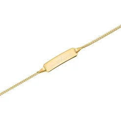 333er Goldarmband: ID-Armband Gold 14cm BIN5009-14