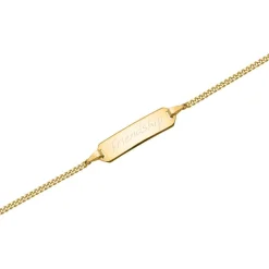 333er Goldarmband: ID-Armband Gold 14cm BIN5011-14