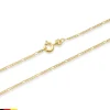 585er Goldkette: Figarokette Gold 45cm BIN1024-45