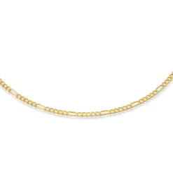 585er Goldkette: Figarokette Gold 50cm BIN1026-50