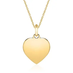 585er Goldkette Herz, gravierbar GP0321-14KYSLK