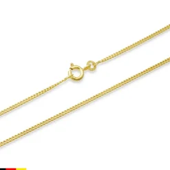 585er Goldkette: Panzerkette Gold 45cm BIN1005-45