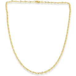 333er Goldkette: Singapurkette Gold 45cm BIN1051-45