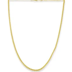 585er Goldkette: Zopfkette Gold 45cm BIN1071-45