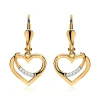333er Goldohrringe Herzen mit Zirkonia GE0301