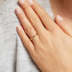 585er Goldring für Damen mit Diamant ER0006-Dia14KYSL