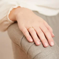 585er Goldring für Damen mit Diamant ER0006-Dia14KYSL