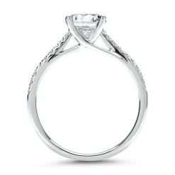 950er Platin Damenring mit Diamanten DR0130SL-PT