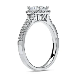 950er Platin Halo Ring mit Brillanten DR0179SL-PT