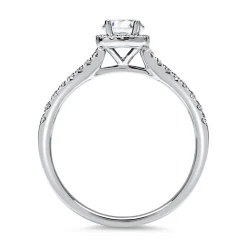950er Platin Halo Ring mit Brillanten DR0155SL-PT