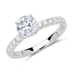 950er Platin Ring mit Brillanten DR0318SL-PT