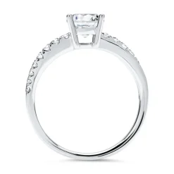 950er Platin Ring mit Diamanten DR0194SL-PT